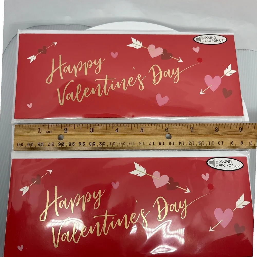 2 Valentines Day Love‎ Anniversary Up With Paper Panorographics Pop Up Cards